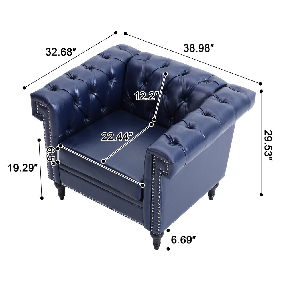 English Elm 1 Seater Teddy Velvet Accent Chair with Pocket Spring Support and Acrylic Legs W680P430881