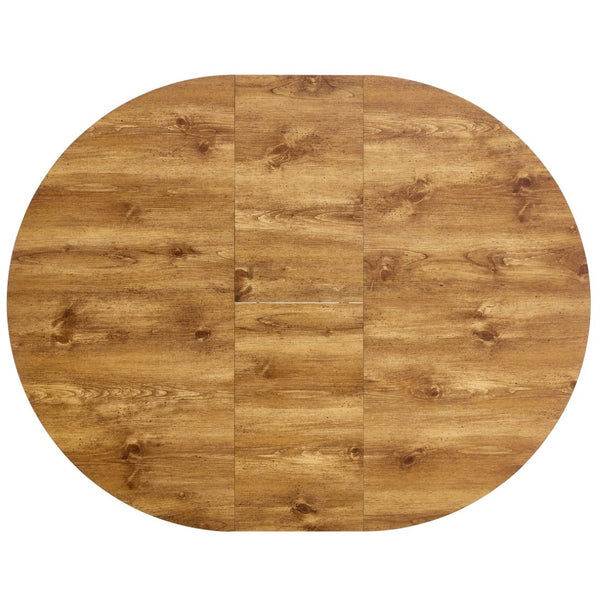 English Elm Table Modern Extendable Dining Set With 4 Pu Chairs - Space-Saving Design For Stylish Gatherings W1151S03938-GIGA