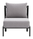 Horizon Accent Chair Gray 704046 Zuo Modern