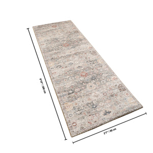 English Elm Majestic Traditional Runner Rug Rich Green Polyester Pile Hallway and Bedroom Accent B186P428851