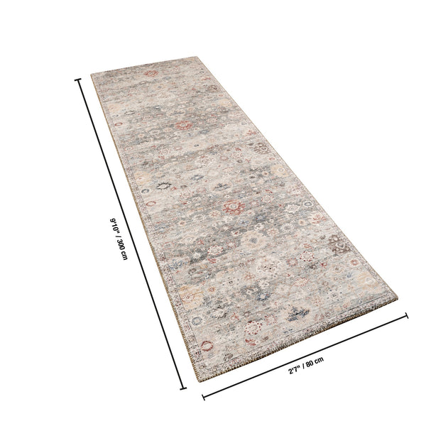 English Elm Majestic Traditional Runner Rug Rich Green Polyester Pile Hallway and Bedroom Accent B186P428851