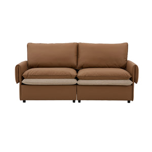 English Elm Modern Oversized Armchair - Stylish Accent Chair With Dual-Sided Upholstery For Versatile Comfort W2997P294043