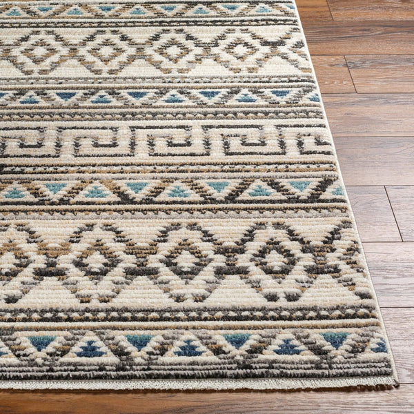 Livabliss Calico Southwestern Geometric Runner Rug Fringe Edge Polypropylene Entryway Accent CAC2301-2777
