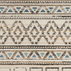 Livabliss Calico Southwestern Geometric Runner Rug Fringe Edge Polypropylene Entryway Accent CAC2301-2777