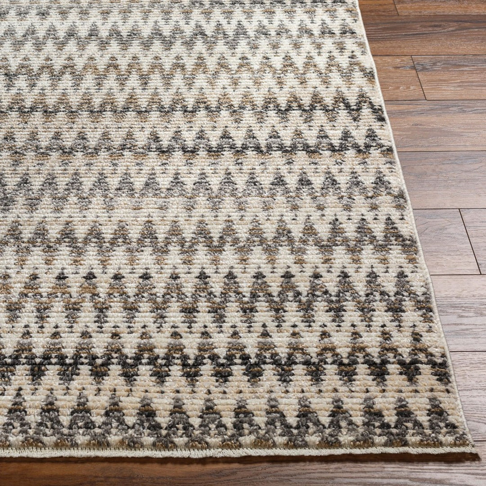 Livabliss Calico Bohemian Runner Rug with Fringe Polypropylene Geometric Hallway Accent CAC2308-2777