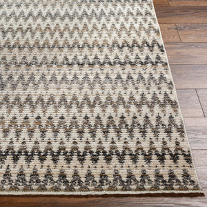 Livabliss Calico Bohemian Runner Rug with Fringe Polypropylene Geometric Hallway Accent CAC2308-2777