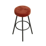 Swivel Seat Glam Bar Stool - Set of 2 Rust TWYD7DRS Walker Edison