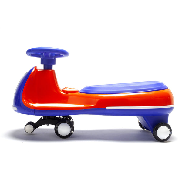 English Elm 12v Kids Ride on Twist Car with Dual Motors Led Wheels Bluetooth and Learning Content W1760P384599