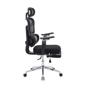 English Elm Ergonomic Mesh Home Office Chair with Massage Lumbar 6d Arms and 4d Headrest W2069P454356