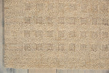 Nourison Perris PERR1 Handmade Woven No Border Indoor Only Contemporary  Rug Taupe, Taupe 100% Wool 99446223951