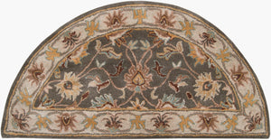 Livabliss Caesar Hand Tufted Wool Area Rug for Formal Living Dining and Bedroom Spaces Charcoal, Taupe 2' x 4' CAE1005-24HM