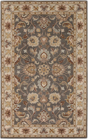 Livabliss Caesar Hand Tufted Wool Area Rug for Formal Living Dining and Bedroom Spaces Charcoal, Taupe 12' x 15' CAE1005-1215