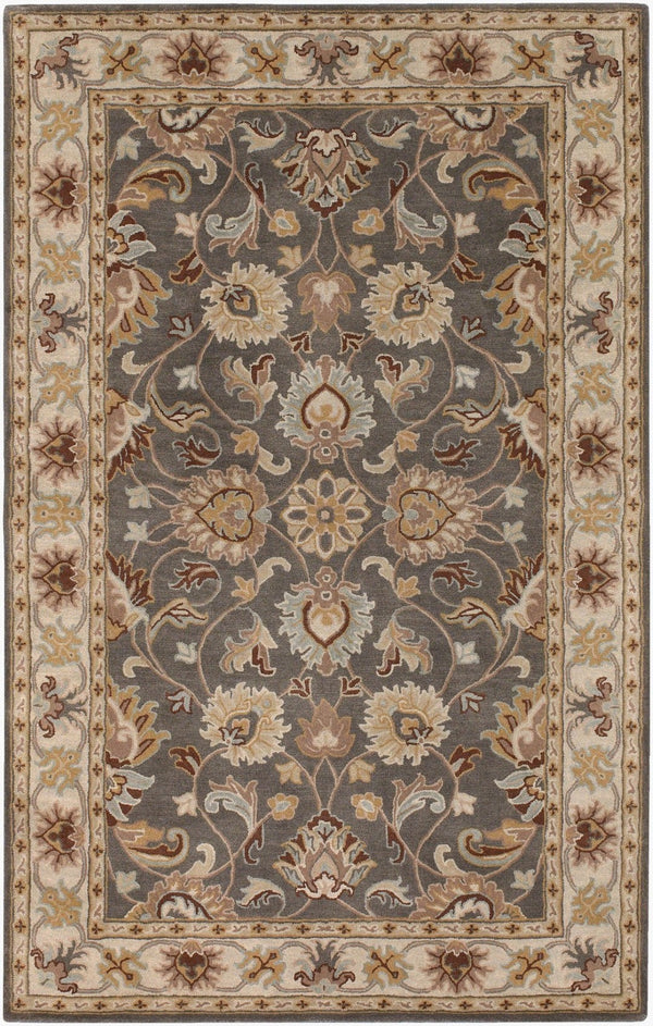 Livabliss Caesar Hand Tufted Wool Area Rug for Formal Living Dining and Bedroom Spaces Charcoal, Taupe 12' x 15' CAE1005-1215