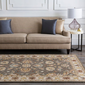 Livabliss Caesar Hand Tufted Wool Area Rug for Formal Living Dining and Bedroom Spaces Charcoal, Taupe 12' x 15' CAE1005-1215