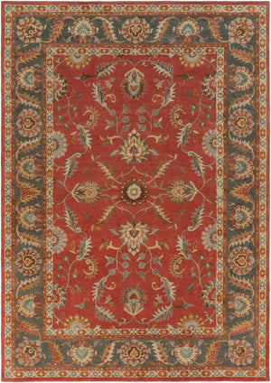 Livabliss Caesar Hand Tufted Wool Area Rug Artisan Crafted for Living Dining or Bedroom Spaces Navy, Taupe 10' x 14' CAE1007-1014