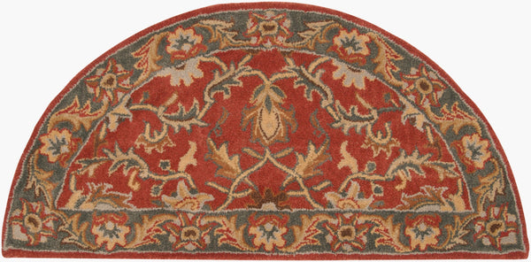 Livabliss Caesar Hand Tufted Wool Area Rug Artisan Crafted for Living Dining or Bedroom Spaces Navy, Taupe 2' x 4' CAE1007-24HM