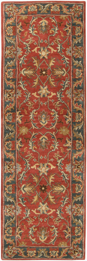 Livabliss Caesar Hand Tufted Wool Area Rug Artisan Crafted for Living Dining or Bedroom Spaces Navy, Taupe 2'6" x 8' CAE1007-268