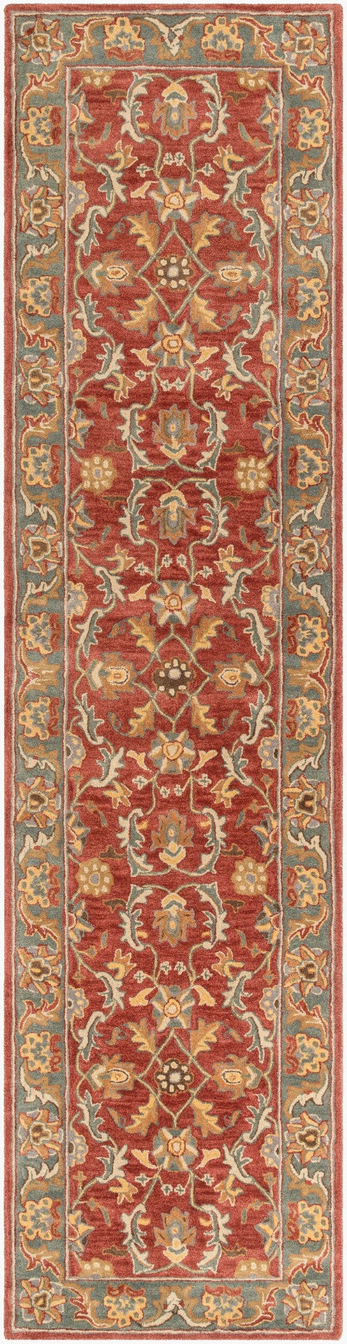 Livabliss Caesar Hand Tufted Wool Area Rug Artisan Crafted for Living Dining or Bedroom Spaces Navy, Taupe 3' x 12' CAE1007-312