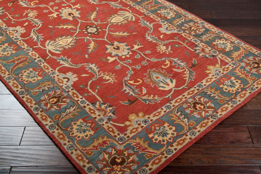 Livabliss Caesar Hand Tufted Wool Area Rug Artisan Crafted for Living Dining or Bedroom Spaces Navy, Taupe 8' x 10' CAE1007-810OV