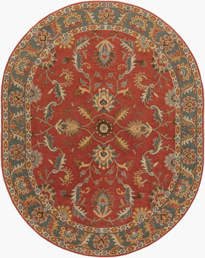 Livabliss Caesar Hand Tufted Wool Area Rug Artisan Crafted for Living Dining or Bedroom Spaces Navy, Taupe 8' x 10' CAE1007-810OV