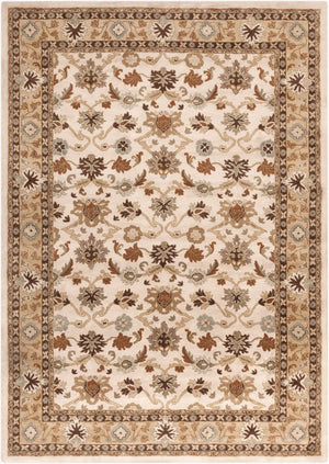 Livabliss Caesar Hand Tufted Wool Area Rug Traditional Pattern for Large Living Dining Rooms Light Beige, Ta 10' x 14' CAE1010-1014