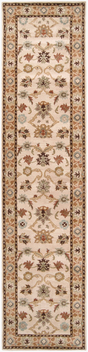 Livabliss Caesar Hand Tufted Wool Area Rug Traditional Pattern for Large Living Dining Rooms Light Beige, Ta 3' x 12' CAE1010-312