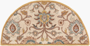 Livabliss Caesar Hand Tufted Wool Area Rug Traditional Pattern for Formal Living Dining Rooms Dark Brown, Med 2' x 4' CAE1012-24HM