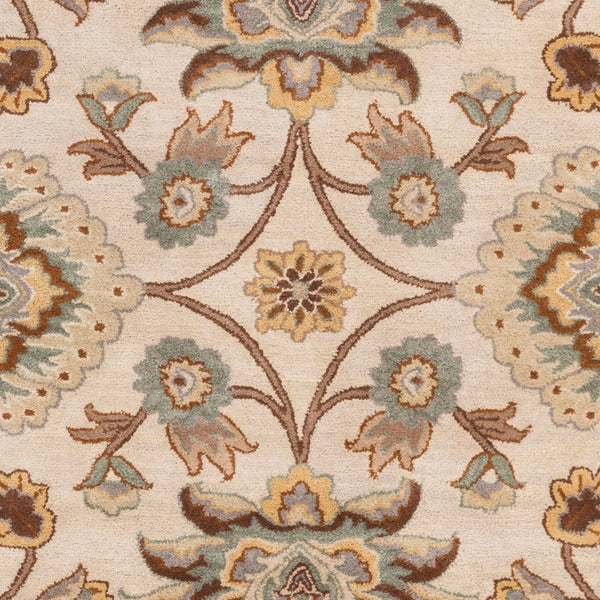 Livabliss Caesar Hand Tufted Wool Area Rug Traditional Pattern for Formal Living Dining Rooms Dark Brown, Med 9' x 12' CAE1012-912
