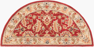 Livabliss Caesar Hand Tufted Wool Area Rug Crafted in India for Classic Living Spaces Rust, Light Gra 2' x 4' CAE1022-24HM