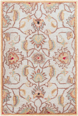 Livabliss Caesar Hand Tufted Wool Area Rug Traditional Pattern for Formal Living Dining Spaces Medium Gray, Ta 2' x 3' CAE1029-23