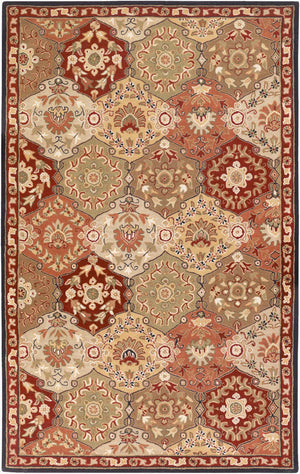 Surya Caesar 12' X 15' Handcrafted Wool Rug - Timeless Elegance, Comfort, And Sophistication For Your Home Burnt Orange Wool Cae1034-1215