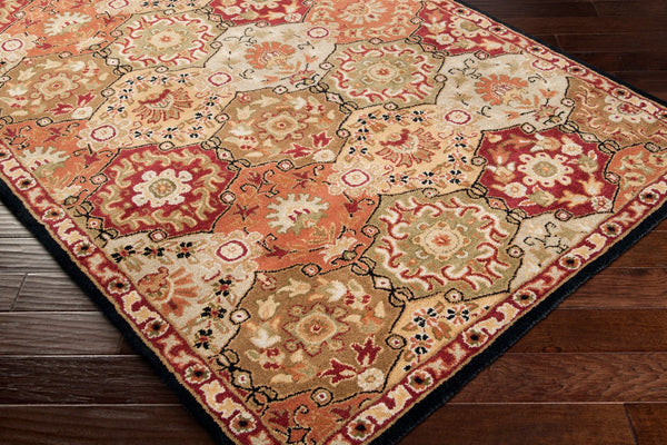 Surya Caesar 12' X 15' Handcrafted Wool Rug - Timeless Elegance, Comfort, And Sophistication For Your Home Burnt Orange Wool Cae1034-24hm