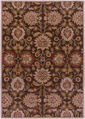 Livabliss Caesar Hand Tufted Wool Area Rug Artisan Crafted Traditional Style for Large Living Spaces Dark Brown, Bro 8' x 11' CAE1051-811