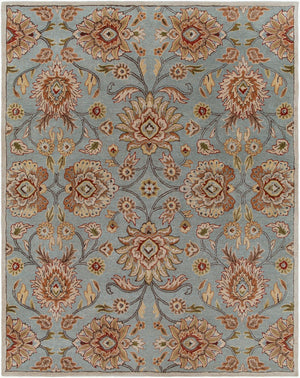 Livabliss Caesar Hand Tufted Wool Area Rug Artisan Crafted Traditional Pattern for Large Living Spaces Medium Gray, Ta 7'6" x 9'6" CAE1052-7696