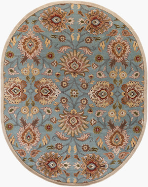 Livabliss Caesar Hand Tufted Wool Area Rug Artisan Crafted Traditional Pattern for Large Living Spaces Medium Gray, Ta 8' x 10' CAE1052-810OV