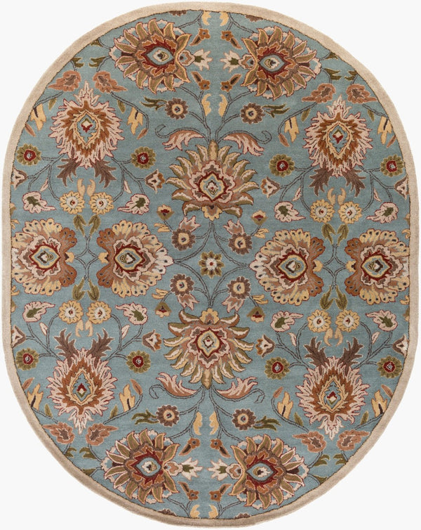 Livabliss Caesar Hand Tufted Wool Area Rug Artisan Crafted Traditional Pattern for Large Living Spaces Medium Gray, Ta 8' x 10' CAE1052-810OV
