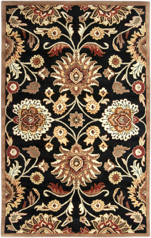 Livabliss Caesar Hand Tufted Wool Area Rug Traditional Pattern for Living or Dining Rooms Black, Brown 10' x 14' CAE1053-1014