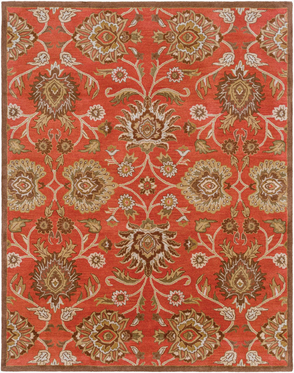 Surya Caesar 12' X 15' Handcrafted Wool Rug - Timeless Elegance, Comfort, And Sophistication For Your Home Rust Wool Cae1062-4rd