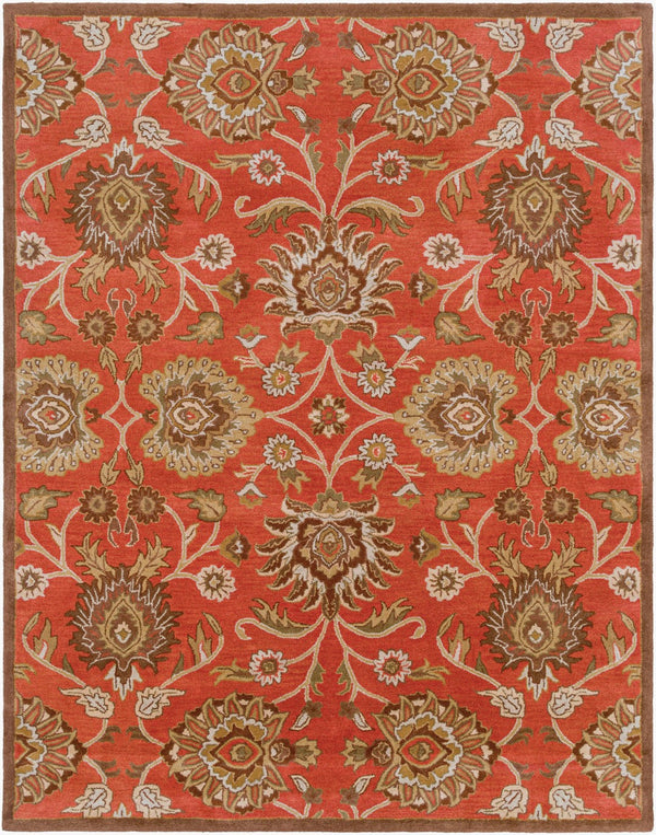 Surya Caesar 12' X 15' Handcrafted Wool Rug - Timeless Elegance, Comfort, And Sophistication For Your Home Rust Wool Cae1062-4rd