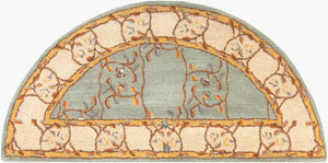 Livabliss Caesar Collection Hand Tufted Wool Area Rug Traditional Pattern for Large Living Spaces Sage, Beige 2' x 4' CAE1100-24HM