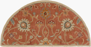 Livabliss Caesar Hand Tufted Wool Area Rug Traditional Pattern for Living Room or Bedroom Dusty Pink, Ivo 2' x 4' CAE1119-24HM