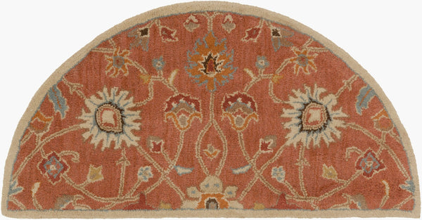Livabliss Caesar Hand Tufted Wool Area Rug Traditional Pattern for Living Room or Bedroom Dusty Pink, Ivo 2' x 4' CAE1119-24HM