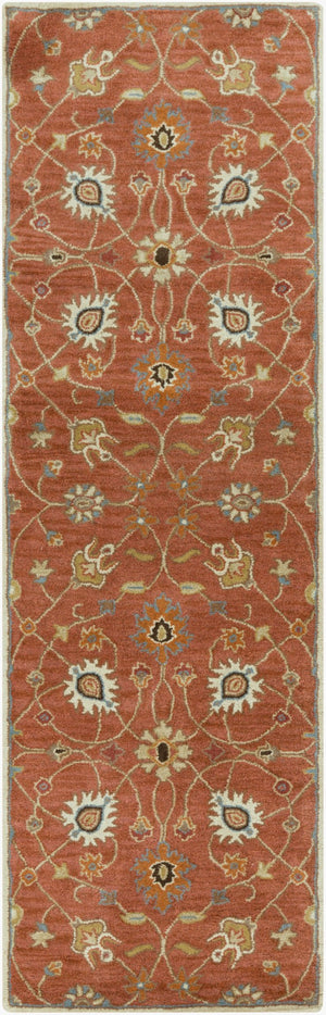 Livabliss Caesar Hand Tufted Wool Area Rug Traditional Pattern for Living Room or Bedroom Dusty Pink, Ivo 3' x 12' CAE1119-312