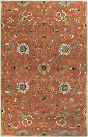 Livabliss Caesar Hand Tufted Wool Area Rug Traditional Pattern for Living Room or Bedroom Dusty Pink, Ivo 9' x 12' CAE1119-912