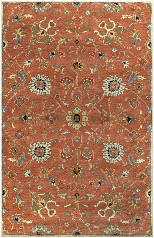 Livabliss Caesar Hand Tufted Wool Area Rug Traditional Pattern for Living Room or Bedroom Dusty Pink, Ivo 9' x 12' CAE1119-912