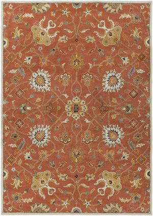 Livabliss Caesar Hand Tufted Wool Area Rug Traditional Pattern for Living Room or Bedroom Dusty Pink, Ivo 8' x 11' CAE1119-811