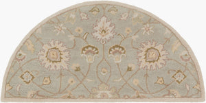 Livabliss Caesar Hand Tufted Wool Area Rug Structured Pattern for Living Dining Bedroom Floors Ivory, Gray 2' x 4' CAE1121-24HM