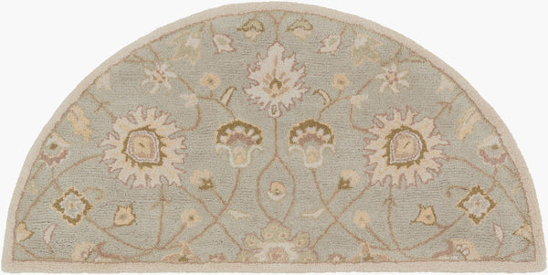 Livabliss Caesar Hand Tufted Wool Area Rug Structured Pattern for Living Dining Bedroom Floors Ivory, Gray 2' x 4' CAE1121-24HM