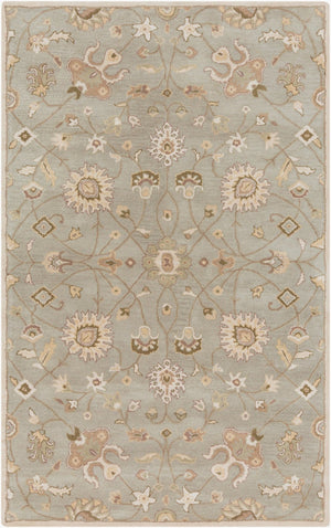 Livabliss Caesar Hand Tufted Wool Area Rug Structured Pattern for Living Dining Bedroom Floors Ivory, Gray 9' x 12' CAE1121-912