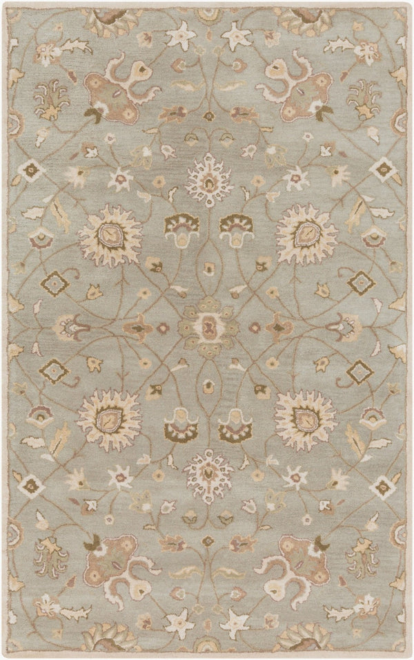 Livabliss Caesar Hand Tufted Wool Area Rug Structured Pattern for Living Dining Bedroom Floors Ivory, Gray 9' x 12' CAE1121-912